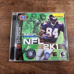 Sega Dreamcast Sega Sports NFL 2k1 Game